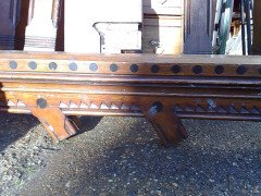A Set of Good Gothic Revival Oak Inlaid Stair Posts - Thumbnail 12