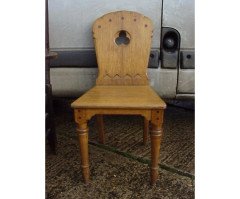 Charles Bevan for Marsh Jones and Cribb. A quality oak hall chair - Thumbnail 1
