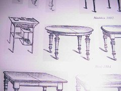 Heals of London. A matched pair of Anglo-Japanese walnut 'Pagoda' side tables - Thumbnail 2