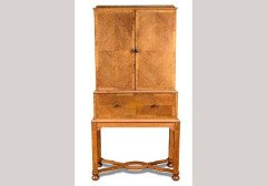 Charles Spooner. A rare Arts Crafts oak bureau bookcase - Thumbnail 1