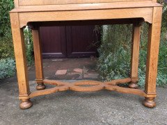 Charles Spooner. A rare Arts Crafts oak bureau bookcase - Thumbnail 8