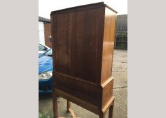 Charles Spooner. A rare Arts Crafts oak bureau bookcase - Thumbnail 12