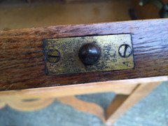 Charles Spooner. A rare Arts Crafts oak bureau bookcase - Thumbnail 14