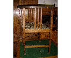 E A Taylor for Wylie and Lochhead. Seven Glasgow style tub chairs. - Thumbnail 3