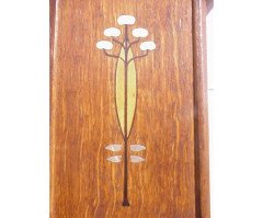 An oak Arts and Crafts linen pre - Thumbnail 2