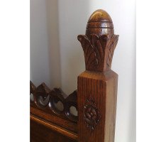 Bruce Talbert for Gillows. A fine Gothic Revival 1/4 sawn oak bookcase - Thumbnail 11