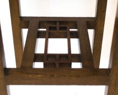 E W Godwin for William Watt. An Anglo-Japanese oak plant stand - Thumbnail 3