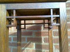 E W Godwin for William Watt. An Anglo-Japanese oak plant stand - Thumbnail 10