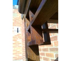 E W Godwin for William Watt. An Anglo-Japanese oak plant stand - Thumbnail 11