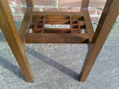 E W Godwin for William Watt. An Anglo-Japanese oak plant stand - Thumbnail 14