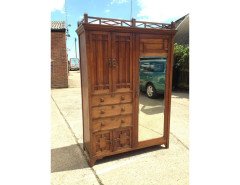 A good quality well designed Anglo-Japanese double wardrobe. - Thumbnail 1