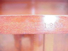 George Jack for Morris and Co. A figured mahogany, chequer and line inlaid secretaire bookcase - Thumbnail 8