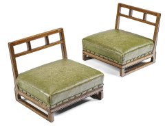 Thomas Jeckyll for Gillows. An important pair of Anglo-Japanese stools - Thumbnail 1