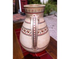 A Hand Painted Gothic Revival Water Jug - Thumbnail 3