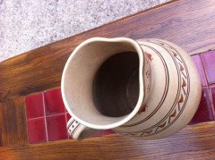 A Hand Painted Gothic Revival Water Jug - Thumbnail 6