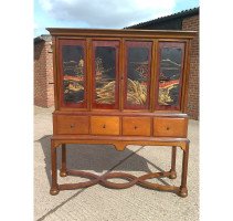 Charles Spooner. A rare and important Anglo-Japanese Exhibition cabinet in the 17th century style - Thumbnail 1