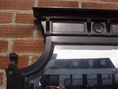 W J Estall (possibly). An ebonised Anglo-Japanese cabinet of supreme quality with Amboyna serving area - Thumbnail 5