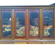 Charles Spooner. A rare and important Anglo-Japanese Exhibition cabinet in the 17th century style - Thumbnail 11