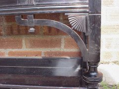 W J Estall (possibly). An ebonised Anglo-Japanese cabinet of supreme quality with Amboyna serving area - Thumbnail 16