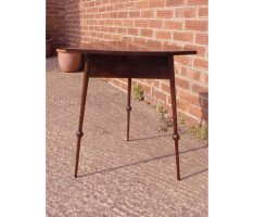 Liberty and Co (attributed). A mahogany triform occasional table in the style of E W Godwin - Thumbnail 2