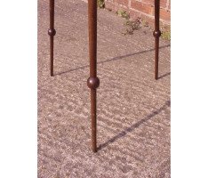 Liberty and Co (attributed). A mahogany triform occasional table in the style of E W Godwin - Thumbnail 4