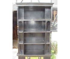 Daniel Cottier (attributed). An impressive Aesthetic Movement ebonised cabinet for semi-fixing - Thumbnail 5