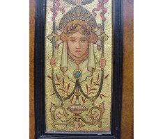 Daniel Cottier (attributed). An impressive Aesthetic Movement ebonised cabinet for semi-fixing - Thumbnail 13