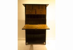 C R Mackintosh. A cypress wood and brass writing cabinet merly green stained - Thumbnail 3