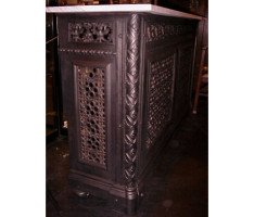 The Liverpool and Macclesfield Cast Iron Co. A set of five fantastic cast iron radiator covers - Thumbnail 2