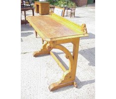 Charles Bevan. A well designed architectual oak Gothic Revival side table - Thumbnail 2