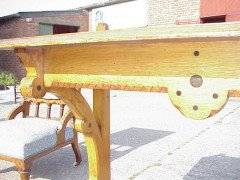 Charles Bevan. A well designed architectual oak Gothic Revival side table - Thumbnail 4