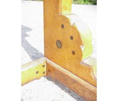 Charles Bevan. A well designed architectual oak Gothic Revival side table - Thumbnail 6