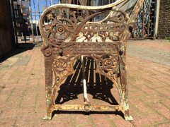 Dr Christopher Dresser. Two Coalbrookdale Medieval Cast Iron Garden Seats - Thumbnail 9