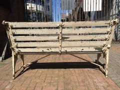 Dr Christopher Dresser. Two Coalbrookdale Medieval Cast Iron Garden Seats - Thumbnail 11