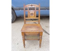 Bruce Talbert for Gillows. An oak Gothic Revival metamorphic library chair - Thumbnail 1