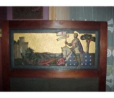 Morris and Co (possibly). An outstanding pure Arts and Crafts three fold walnut screen - Thumbnail 14
