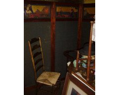 Morris and Co (possibly). An outstanding pure Arts and Crafts three fold walnut screen - Thumbnail 16