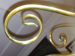 WAS Benson. A pair of Arts and Crafts copper and brass wall lights - Thumbnail 6