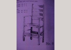 M H Baillie Scott for J P White of Bedford. A set of four oak ladderback armchairs - Thumbnail 5