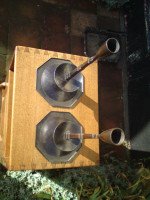 Ernest Gimson for Alfred Bucknell. A rare and important pair of hand formed steel candlesticks - Thumbnail 2