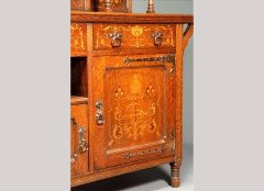 Shapland and Petter. An oak and marquetry sideboard - Thumbnail 2