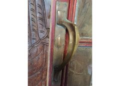 A period Arts and Crafts stained glass door - Thumbnail 3