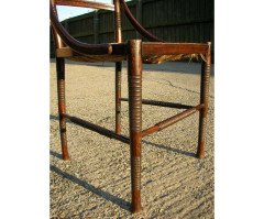 Robert Edis for Jackson and Graham. A Gothic Revival oak chair - Thumbnail 4