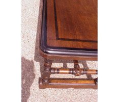 W R Lethaby for Marsh Jones and Cribb. A good two drawer Gothic Revival/Aesthetic library table - Thumbnail 10