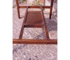 E W Godwin for William Watt. An early mahogany and inlaid single drawer chess table - Thumbnail 11
