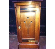 Lambs of Manchester. A near pair of superior quality Aesthetic Movement bedside cabinets. - Thumbnail 7