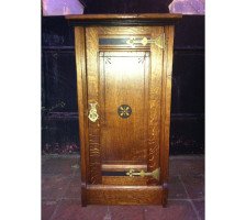 Lambs of Manchester. A near pair of superior quality Aesthetic Movement bedside cabinets. - Thumbnail 16