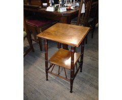Wells and Co. A walnut square occasional table after E W Godwin - Thumbnail 1
