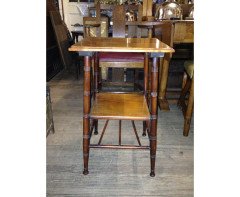 Wells and Co. A walnut square occasional table after E W Godwin - Thumbnail 2