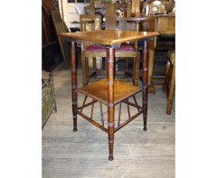 Wells and Co. A walnut square occasional table after E W Godwin - Thumbnail 3